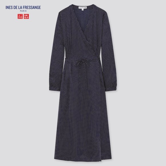 uniqlo silk wrap dress Uniqlo Satin Dress (Sleeveless)